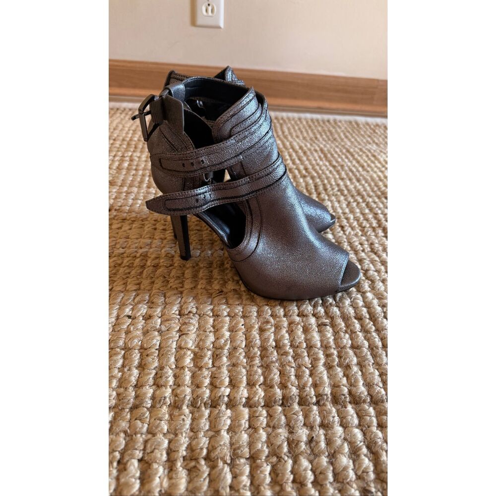 Michael Kors Metallic Gray Heels